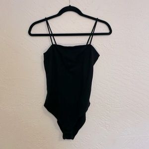 Topshop black bodysuit size 8